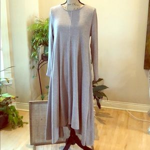 Agnes & Dora mauve/gray heathered Gallery dress